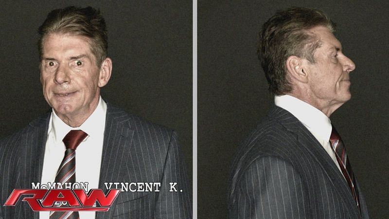 Vince McMahon's mugshot will forever live in WWE history.